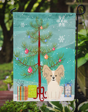 Load image into Gallery viewer, Merry Christmas Tree Papillon Sable White Garden Flag - Outdoor Decorative Yard Flag BB4202GF
