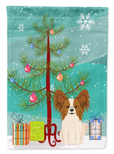 Load image into Gallery viewer, Merry Christmas Tree Papillon Red White Garden Flag - Outdoor Decorative Yard Flag BB4203GF