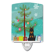 Load image into Gallery viewer, Merry Christmas Tree Beauce Shepherd Dog Ceramic Night Light BB4205CNL