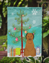 Load image into Gallery viewer, Merry Christmas Tree Briard Brown Garden Flag - Outdoor Decorative Yard Flag BB4207GF