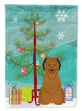 Load image into Gallery viewer, Merry Christmas Tree Briard Brown Garden Flag - Outdoor Decorative Yard Flag BB4207GF
