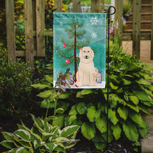 Load image into Gallery viewer, Merry Christmas Tree Great Pyrenese Garden Flag - Outdoor Decorative Yard Flag BB4208GF