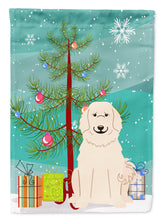 Load image into Gallery viewer, Merry Christmas Tree Great Pyrenese Garden Flag - Outdoor Decorative Yard Flag BB4208GF