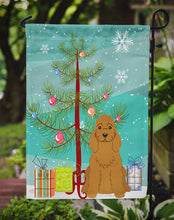 Load image into Gallery viewer, Merry Christmas Tree Cocker Spaniel Red Garden Flag - Outdoor Decorative Yard Flag BB4220GF