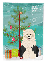 Load image into Gallery viewer, Merry Christmas Tree Old English Sheepdog Flag Canvas House Size BB4221CHF