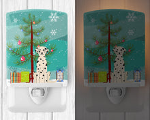 Load image into Gallery viewer, Merry Christmas Tree Dalmatian Ceramic Night Light BB4222CNL