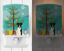 Load image into Gallery viewer, Merry Christmas Tree Smooth Fox Terrier Ceramic Night Light BB4223CNL