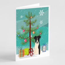 Load image into Gallery viewer, Merry Christmas Tree Smooth Fox Terrier Greeting Cards Pack of 8