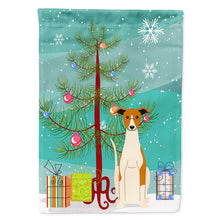 Load image into Gallery viewer, Merry Christmas Tree Whippet Flag Canvas House Size BB4224CHF