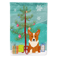 Load image into Gallery viewer, Merry Christmas Tree Corgi Flag Canvas House Size BB4225CHF