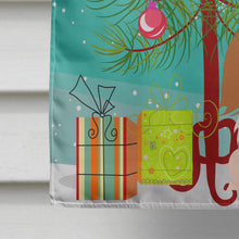 Load image into Gallery viewer, Merry Christmas Tree Pekingnese Red White Flag Canvas House Size BB4228CHF