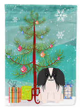 Load image into Gallery viewer, Merry Christmas Tree Pekingnese Black White Garden Flag - Outdoor Decorative Yard Flag BB4230GF