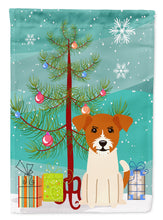 Load image into Gallery viewer, Merry Christmas Tree Jack Russell Terrier Garden Flag - Outdoor Decorative Yard Flag BB4233GF