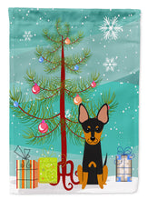 Load image into Gallery viewer, Merry Christmas Tree English Toy Terrier Garden Flag - Outdoor Decorative Yard Flag BB4234GF