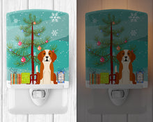 Load image into Gallery viewer, Merry Christmas Tree English Foxhound Ceramic Night Light BB4235CNL