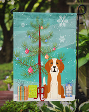 Load image into Gallery viewer, Merry Christmas Tree English Foxhound Garden Flag - Outdoor Decorative Yard Flag BB4235GF
