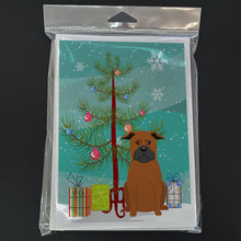Load image into Gallery viewer, Merry Christmas Tree Chinese Chongqing Dog Greeting Cards Pack of 8