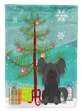 Load image into Gallery viewer, Merry Christmas Tree Chinese Crested Black Garden Flag - Outdoor Decorative Yard Flag BB4237GF