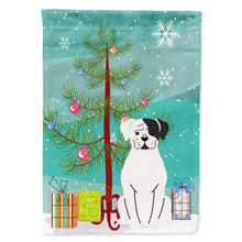 Load image into Gallery viewer, Merry Christmas Tree White Boxer Cooper Flag Canvas House Size BB4239CHF