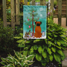 Load image into Gallery viewer, Merry Christmas Tree Fawn Boxer Garden Flag - Outdoor Decorative Yard Flag BB4240GF
