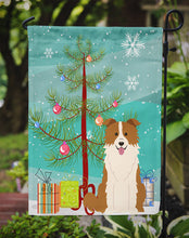 Load image into Gallery viewer, Merry Christmas Tree Border Collie Red White Garden Flag - Outdoor Decorative Yard Flag BB4244GF