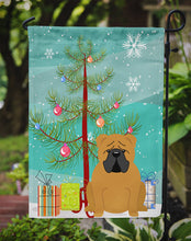 Load image into Gallery viewer, Merry Christmas Tree English Bulldog Red Garden Flag - Outdoor Decorative Yard Flag BB4247GF
