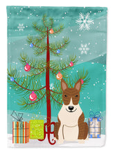 Load image into Gallery viewer, Merry Christmas Tree Bull Terrier Brindle Garden Flag - Outdoor Decorative Yard Flag BB4262GF