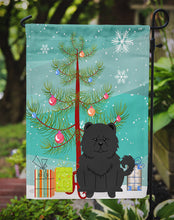 Load image into Gallery viewer, Merry Christmas Tree Chow Chow Black Garden Flag - Outdoor Decorative Yard Flag BB4268GF
