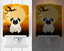 Load image into Gallery viewer, Halloween Pug Cream Ceramic Night Light BB4270CNL
