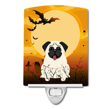 Load image into Gallery viewer, Halloween Pug Cream Ceramic Night Light BB4270CNL