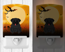 Load image into Gallery viewer, Halloween Pug Black Ceramic Night Light BB4272CNL