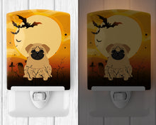 Load image into Gallery viewer, Halloween Pug Brown Ceramic Night Light BB4273CNL