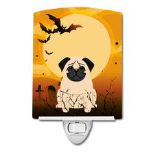 Load image into Gallery viewer, Halloween Pug Fawn Ceramic Night Light BB4274CNL