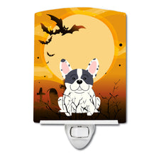 Load image into Gallery viewer, Halloween French Bulldog Piebald Ceramic Night Light BB4277CNL