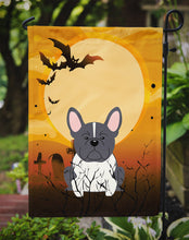Load image into Gallery viewer, Halloween French Bulldog Black White Garden Flag - Outdoor Decorative Yard Flag BB4278GF