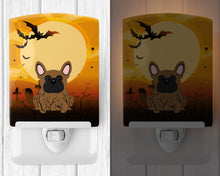 Load image into Gallery viewer, Halloween French Bulldog Brown Ceramic Night Light BB4279CNL