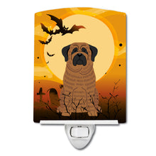 Load image into Gallery viewer, Halloween Mastiff Brindle Ceramic Night Light BB4281CNL