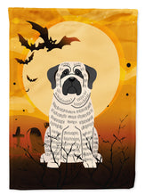 Load image into Gallery viewer, Halloween Mastiff Brindle White Garden Flag - Outdoor Decorative Yard Flag BB4282GF