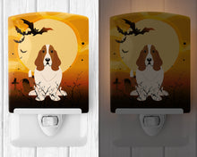Load image into Gallery viewer, Halloween Basset Hound Ceramic Night Light BB4287CNL