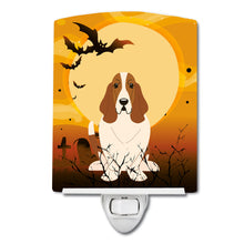 Load image into Gallery viewer, Halloween Basset Hound Ceramic Night Light BB4287CNL
