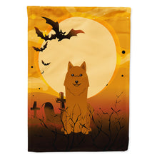 Load image into Gallery viewer, Halloween Karelian Bear Dog Flag Canvas House Size BB4288CHF