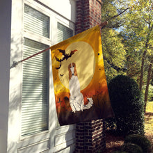 Load image into Gallery viewer, Halloween Borzoi Flag Canvas House Size BB4289CHF