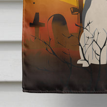 Load image into Gallery viewer, Halloween West Siberian Laika Spitz Flag Canvas House Size BB4291CHF