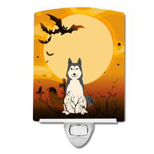 Load image into Gallery viewer, Halloween West Siberian Laika Spitz Ceramic Night Light BB4291CNL