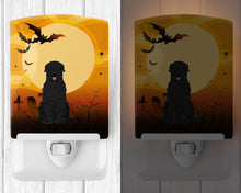 Load image into Gallery viewer, Halloween Black Russian Terrier Ceramic Night Light BB4292CNL