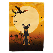 Load image into Gallery viewer, Halloween Manchester Terrier Flag Canvas House Size BB4294CHF