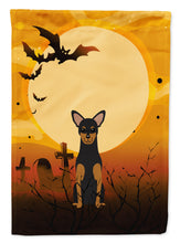 Load image into Gallery viewer, Halloween Manchester Terrier Garden Flag - Outdoor Decorative Yard Flag BB4294GF