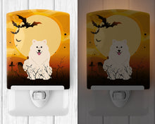 Load image into Gallery viewer, Halloween Samoyed Ceramic Night Light BB4296CNL