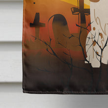 Load image into Gallery viewer, Halloween Russian Spaniel Flag Canvas House Size BB4297CHF