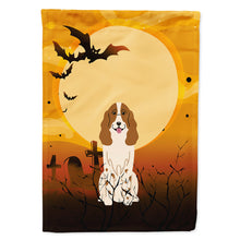 Load image into Gallery viewer, Halloween Russian Spaniel Flag Canvas House Size BB4297CHF